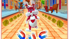 Subway Bunny Run Rush Rabbit Runner Game